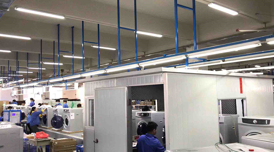 金環(huán)電器如何保證客戶(hù)收到的滾筒干衣機(jī)運(yùn)行時(shí)無(wú)異響？