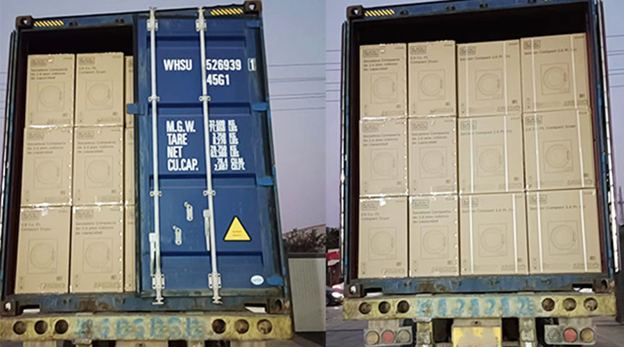 不分晝夜！完成客戶滾筒衣服烘干機(jī)發(fā)貨是職責(zé)所在