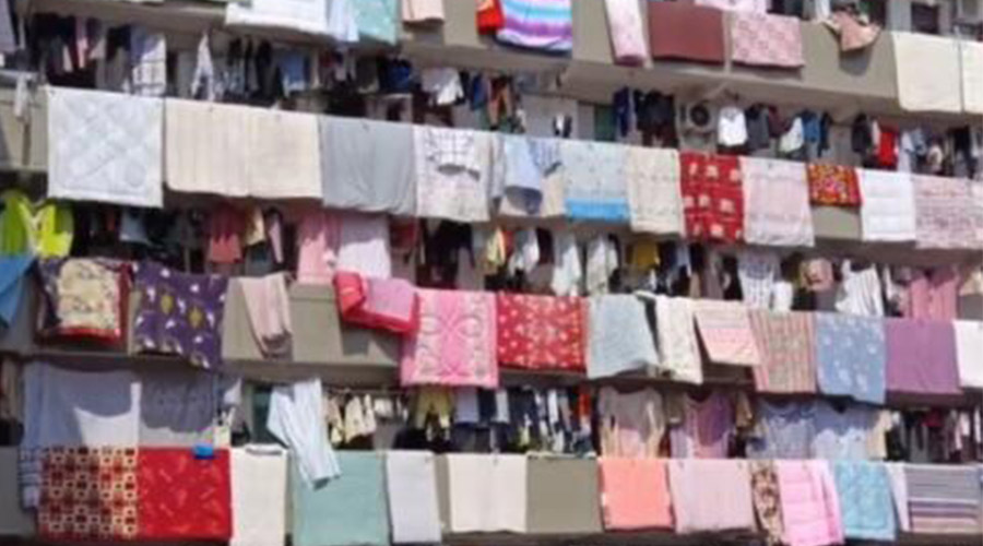 學(xué)?，F(xiàn)曬被大場面！滾筒衣服烘干機即烘即干大件棉被 便捷好用