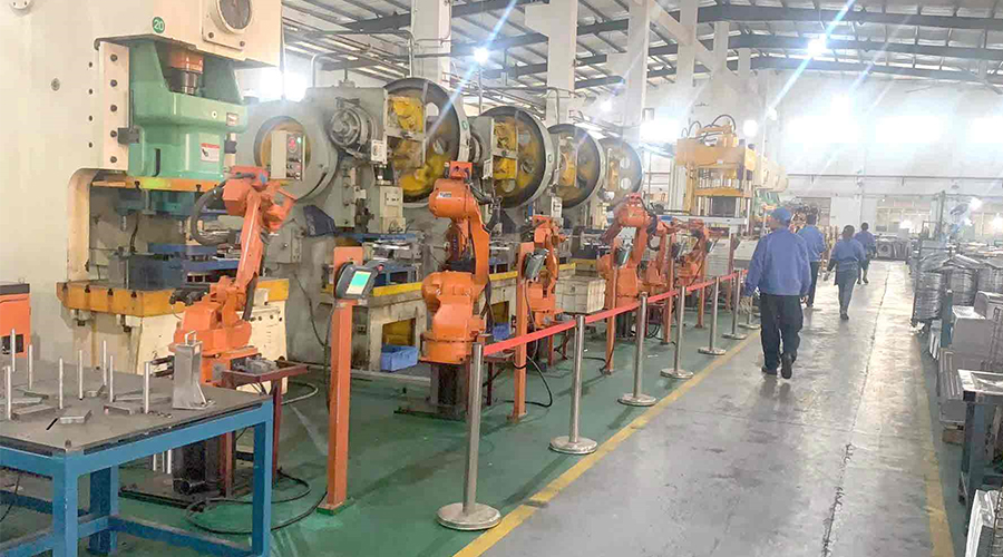 揭秘金環(huán)電器滾筒干衣機沖壓自動化生產是如何進行的？