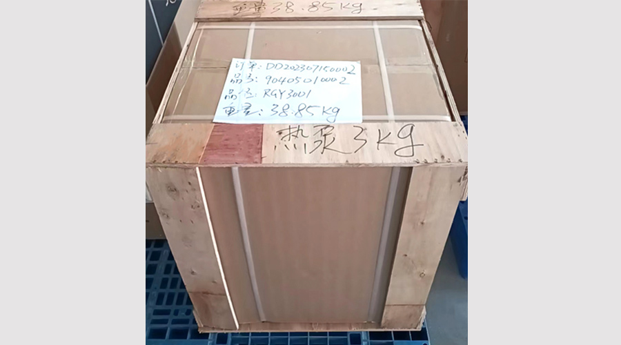 吸引客戶關(guān)注！金環(huán)電器熱泵滾筒干衣機(jī)小樣出貨國外