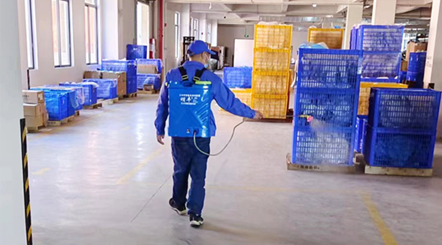 健康和安全放首位！金環(huán)電器全面開展工廠除菌工作