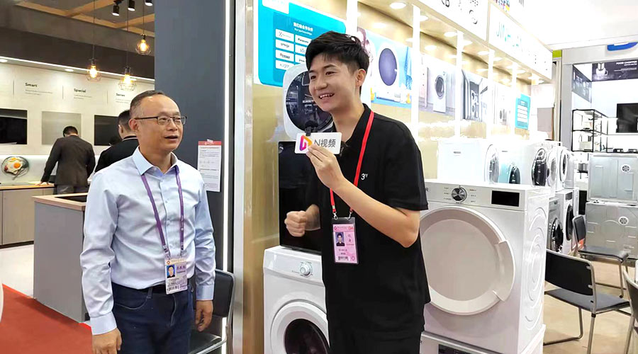 廣交會熱點！央視、新華網等媒體聚焦金環(huán)電器滾筒干衣機