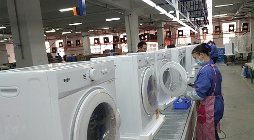 年底繁忙！金環(huán)電器全力保障英國(guó)Argos客戶(hù)滾筒干衣機(jī)生產(chǎn)